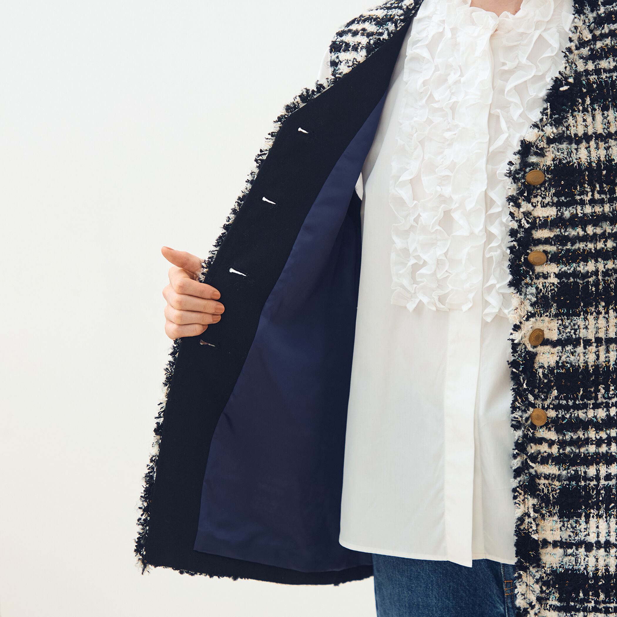 オーロラグレンチェック Vカラージレ｜トゥモローランド 公式通販