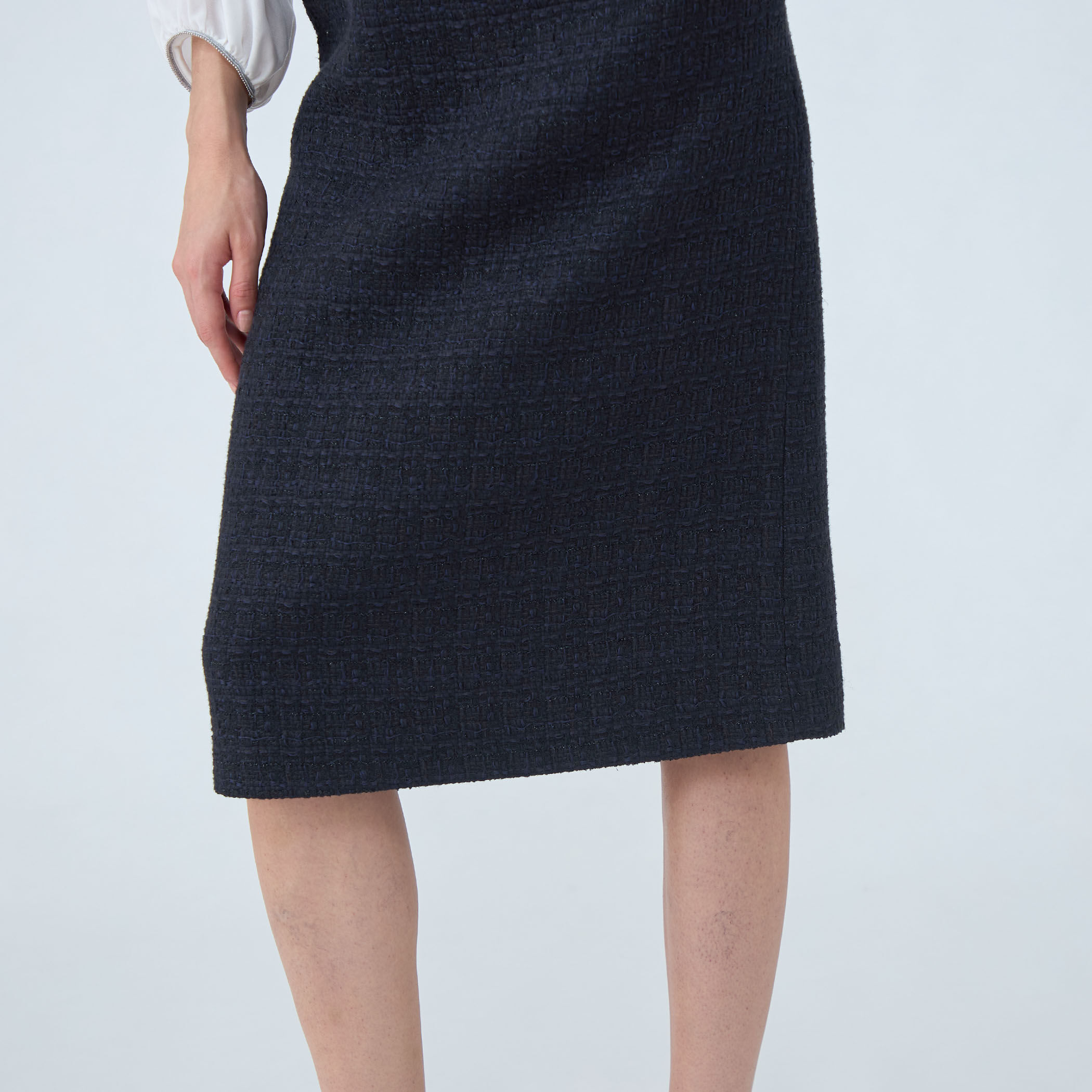 ラメミックスツイード プレーンタイトスカート｜トゥモローランド 公式通販