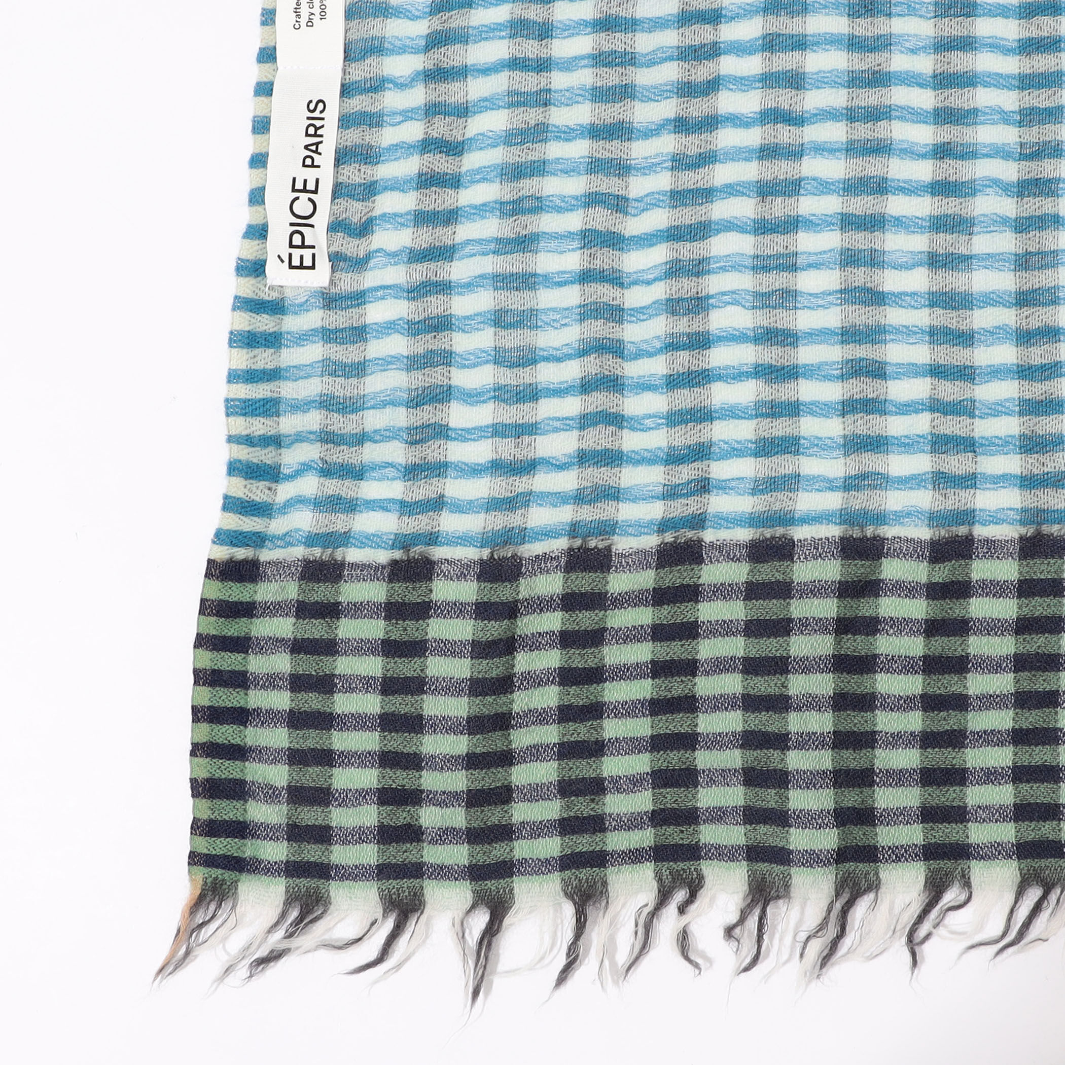 EPICE ウール パネルチェックストール｜トゥモローランド 公式通販