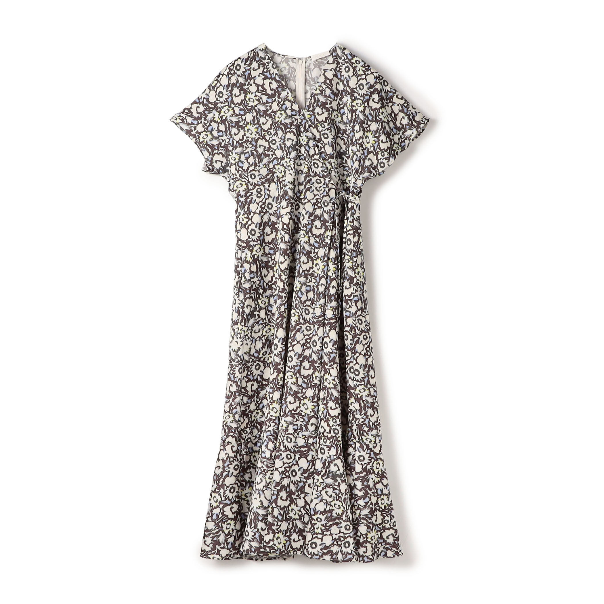 ballsey 花柄カシュクールワンピース フィールドフラワープリント カシュクールワンピース