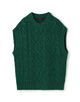 CABaN ウールケーブル クルーネックベスト