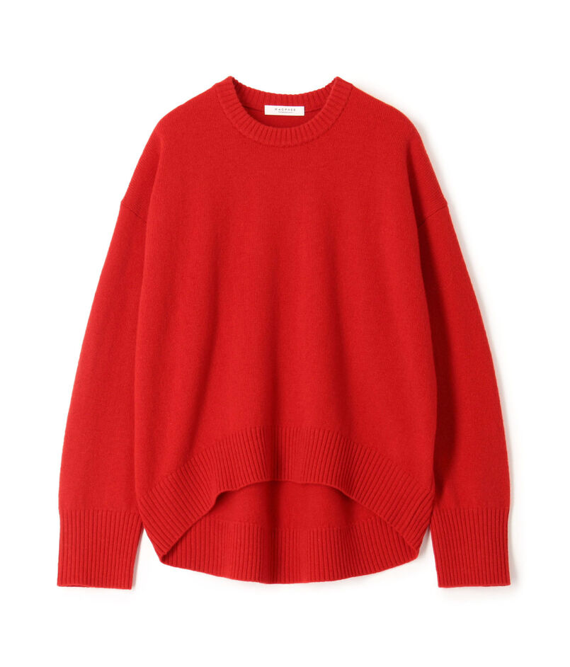 ■NZ LAMB 9G クルーネックプルオーバー