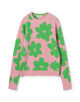 JIL SANDER LS CN JUMPER フラワーモチーフ クルーネックニット