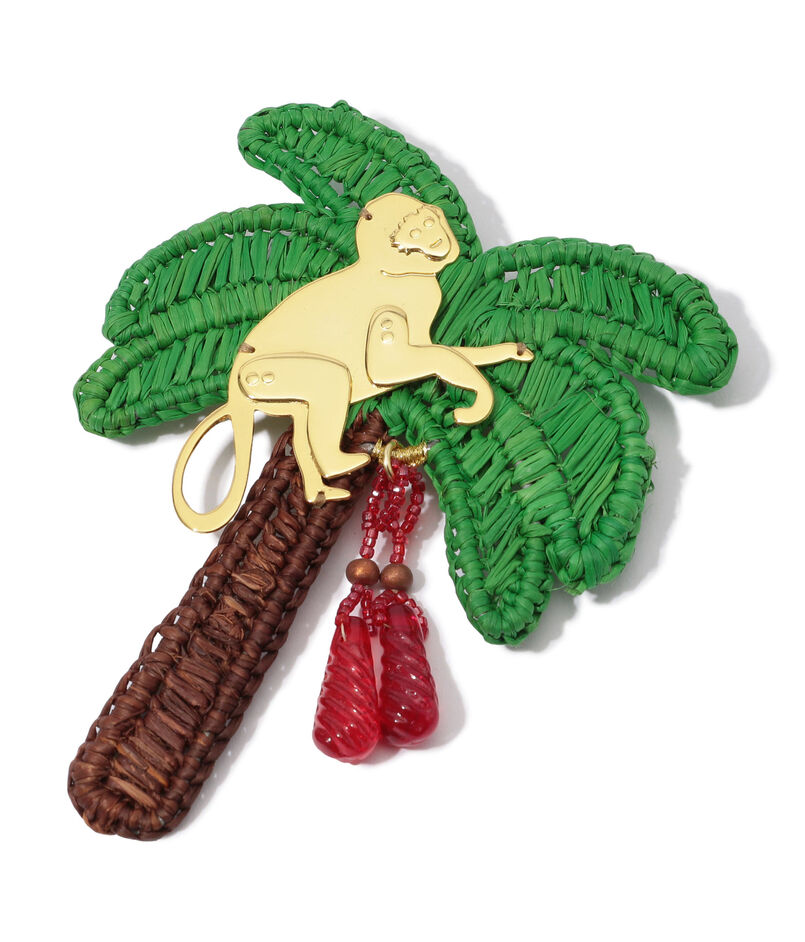 Mercedes Salazar Island Monkey ブローチ