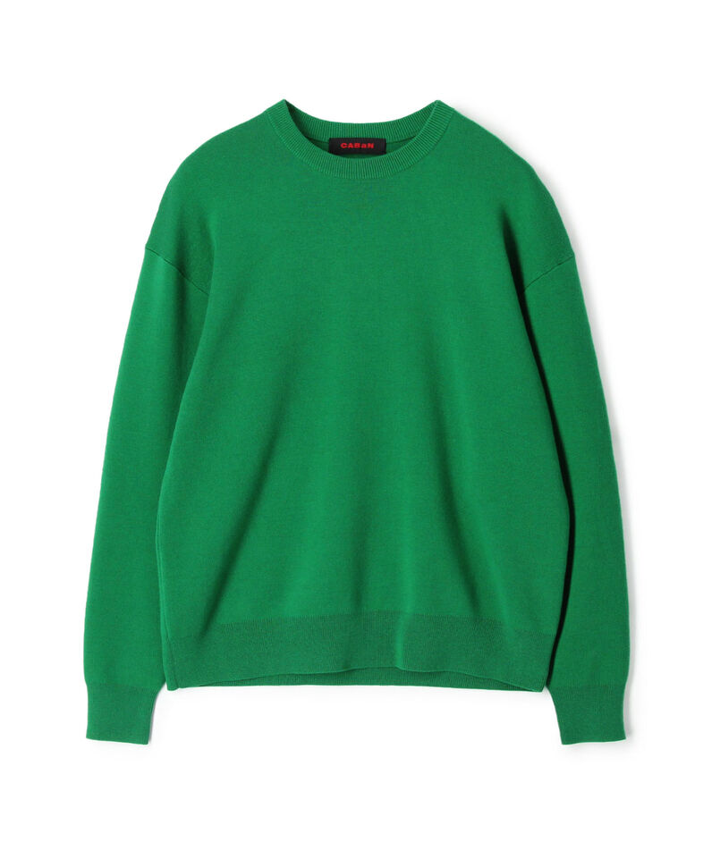 CABaN コットンカシミヤ クルーネックプルオーバー