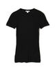 コットンカシミヤブレンドリブ クルーネックTシャツ WVA3978