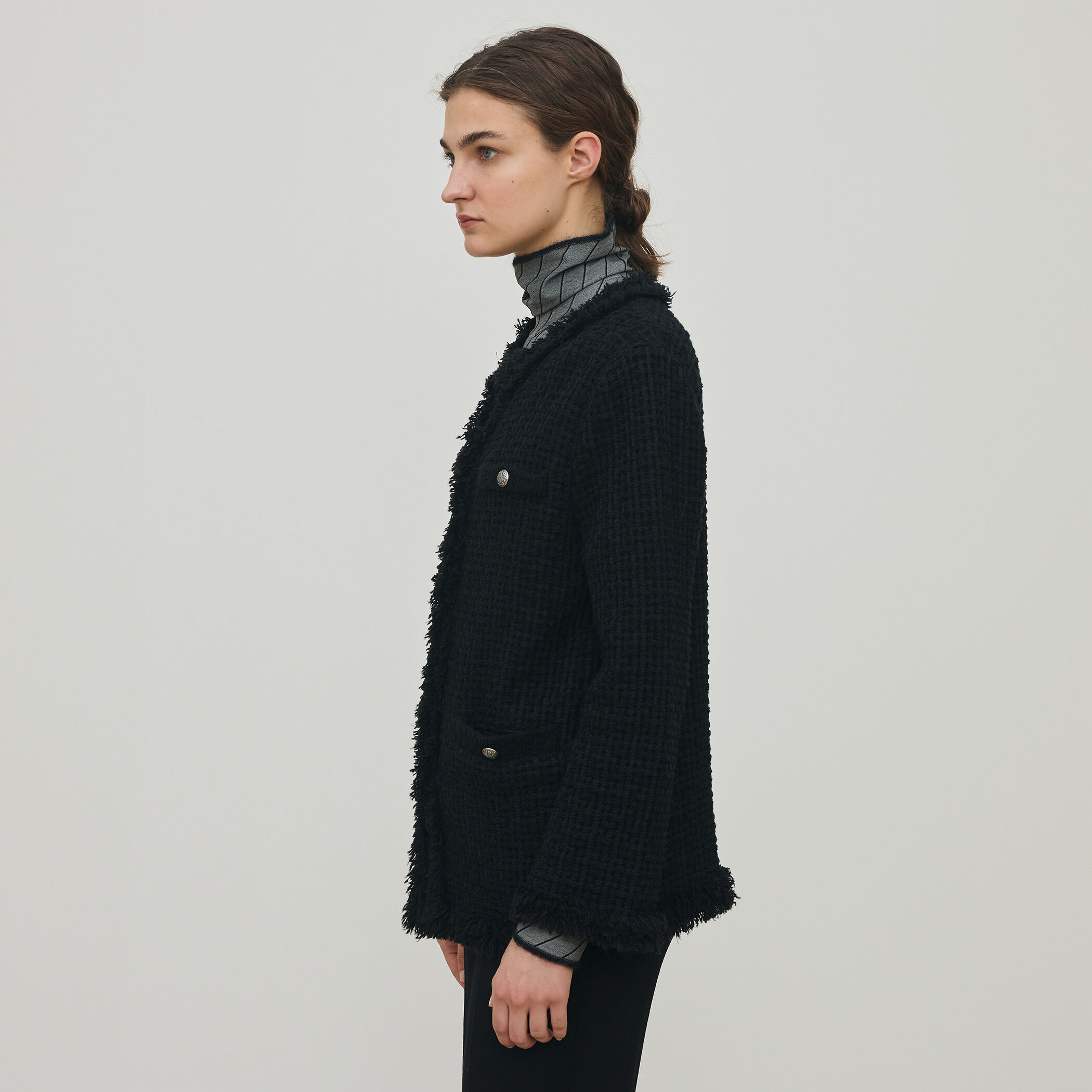 ツイードフリンジ 4ポケットジャケット｜トゥモローランド 公式通販