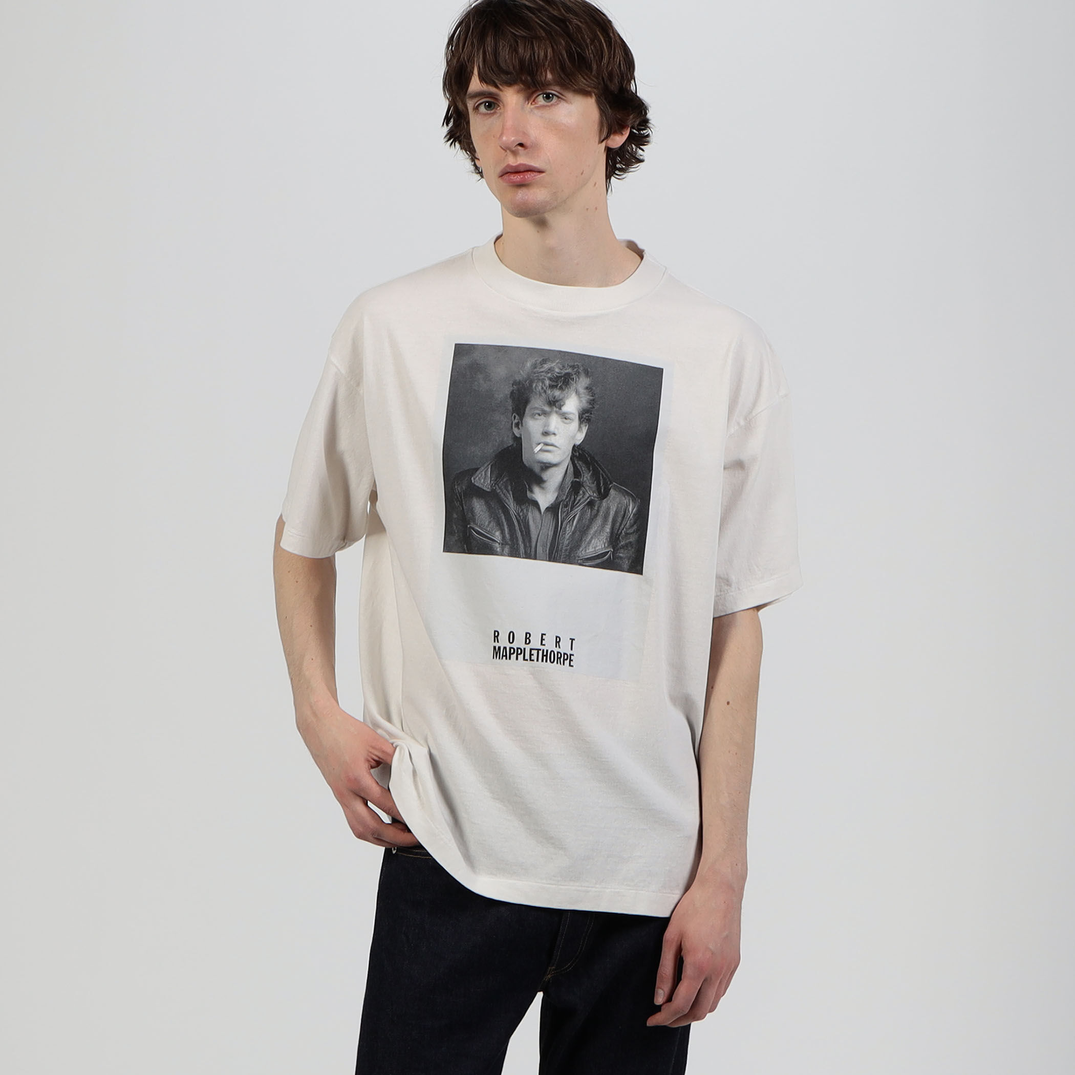 □SAINT Mxxxxxx コットン クルーネックTシャツ｜トゥモローランド