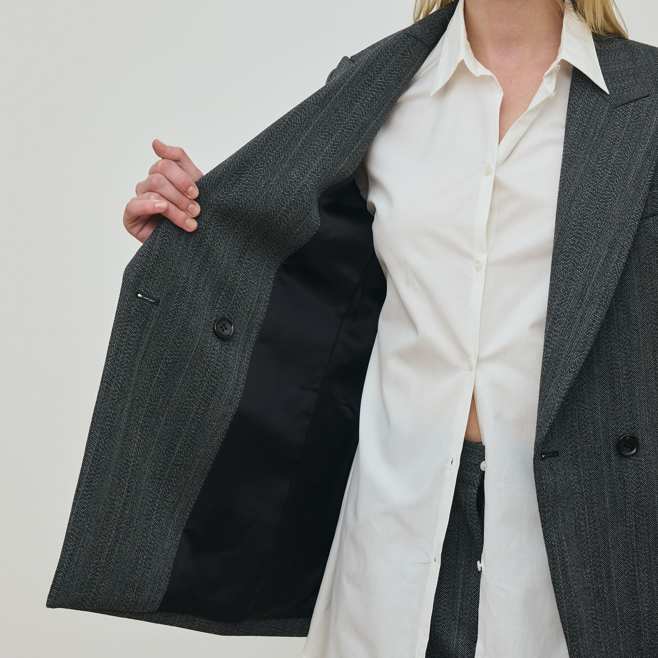 シェトランドへリンボーン テーラードジャケット｜トゥモローランド