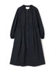 Light Taffeta zip-up long Coats