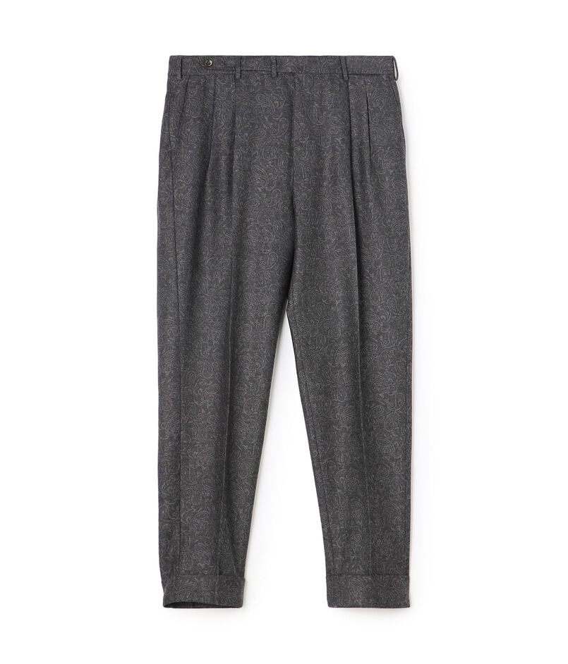PT TORINO Carrot Fit ウール 2プリーツパンツ
