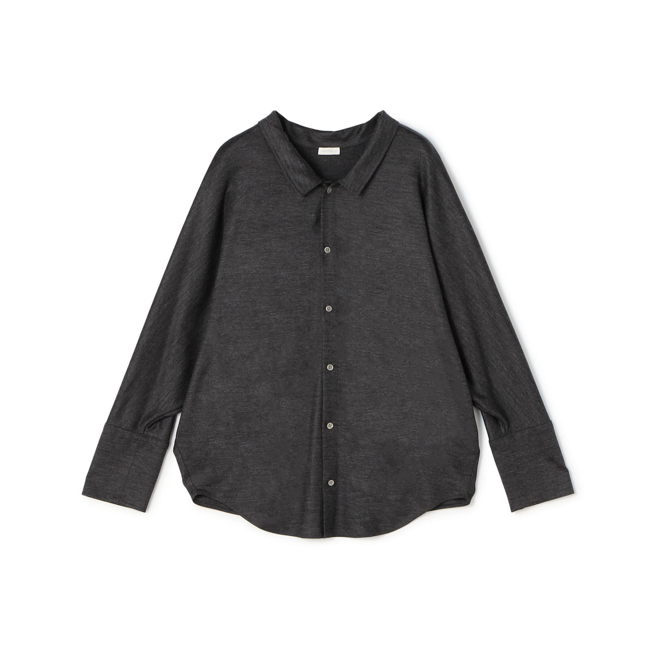 GALERIEVIEウォッシャブルウールジャージードルマンスリーブシャツ25AW ウォッシャブルウールジャージー ドルマンスリーブシャツ