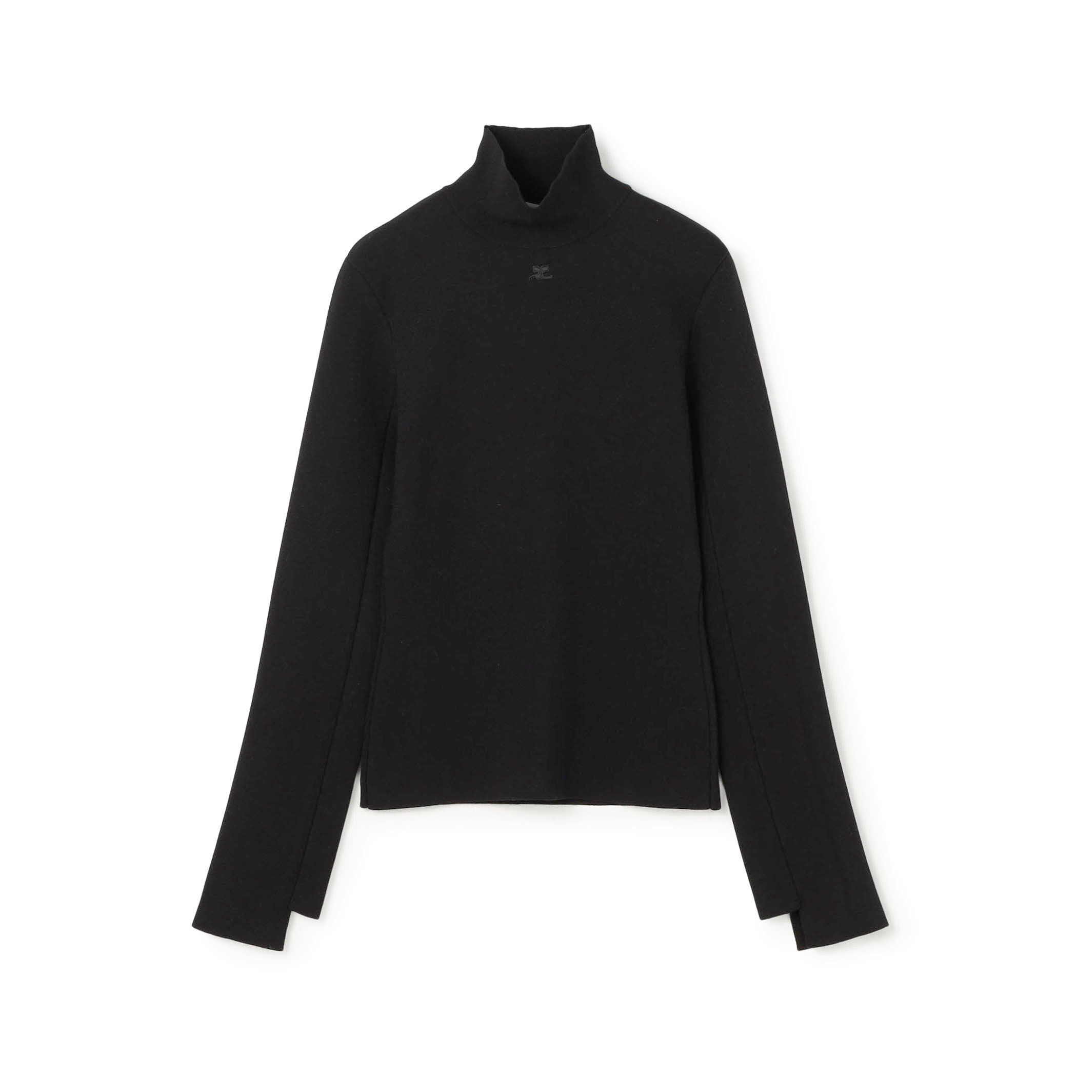 Courrèges INTERLOCK MOCKNECK S モックネック プルオーバーニット