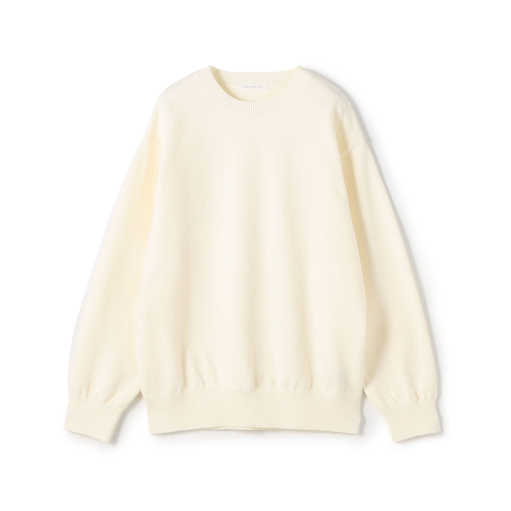 ウェーブコットン クルーネックプルオーバー｜トゥモローランド 公式通販