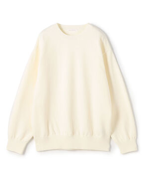 ウェーブコットン クルーネックプルオーバー
