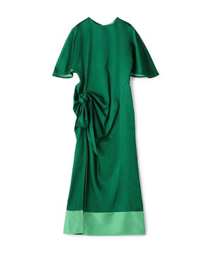ROSIE ASSOULIN Sash & Slit Dress
