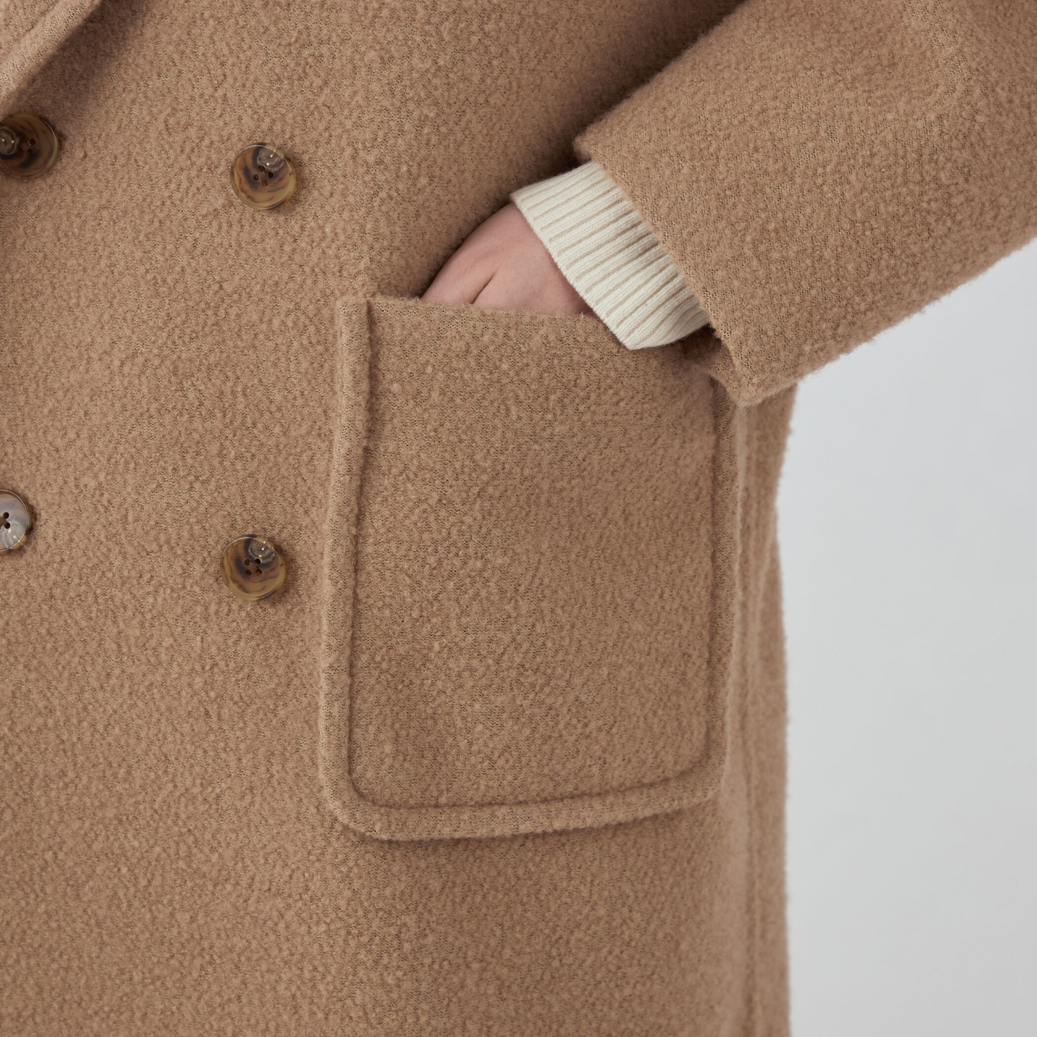 □ブークレーボンディング ダブルブレストコート｜トゥモローランド