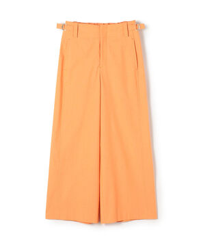 ナチュラルスラブストレッチ セミワイドパンツ
