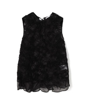 CECILIE BAHNSEN UTANIA TOP シアー スリーブレストップ