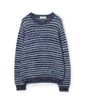 TOMORROWLAND tricot コットン マルチカラー クルーネックニット