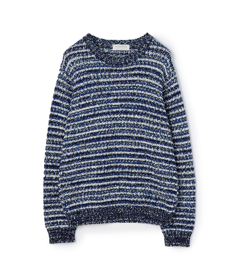 TOMORROWLAND tricot コットン マルチカラー クルーネックニット