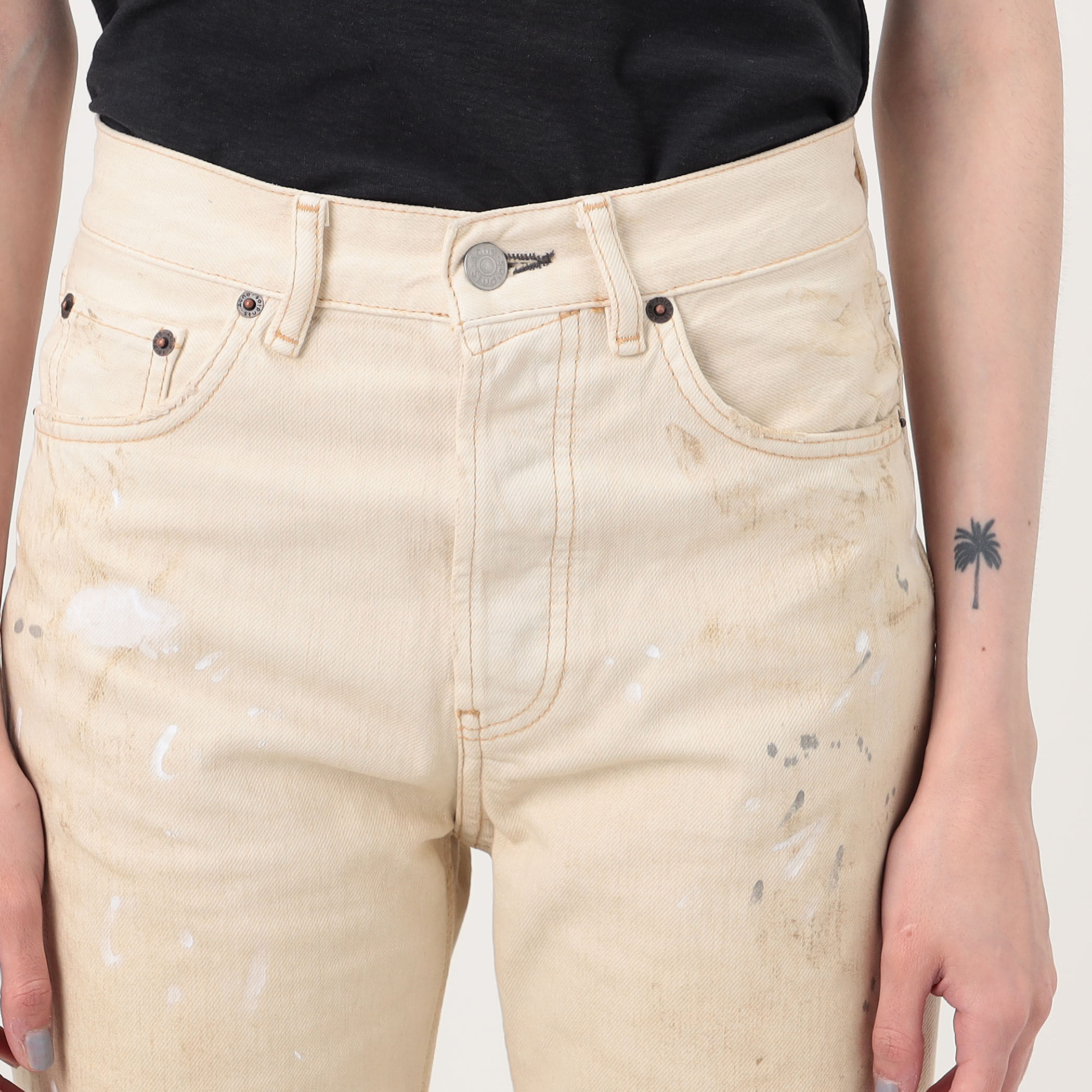 Acne Studios 2021F WHITE Trafalgar ホワイトデニムパンツ