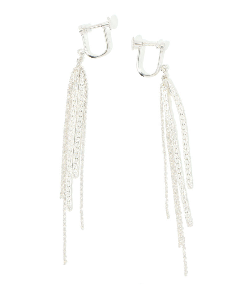 sumikaneko snake chain シルバー イヤリング