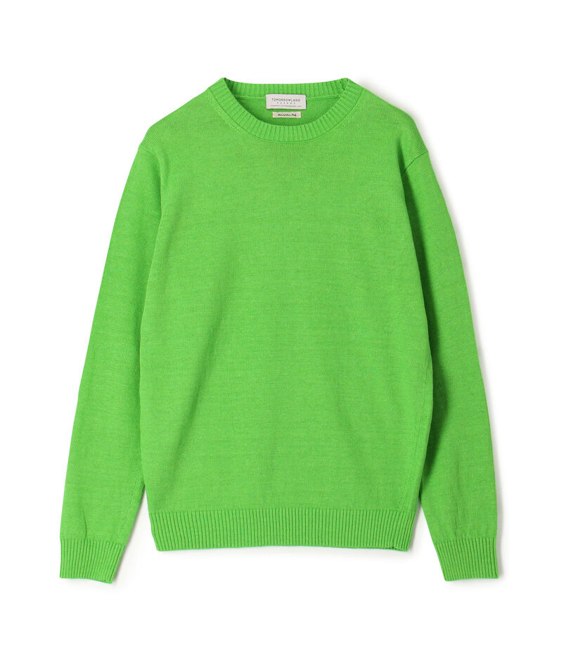 TOMORROWLAND Tricot リネンクルーネック プルオーバーニット