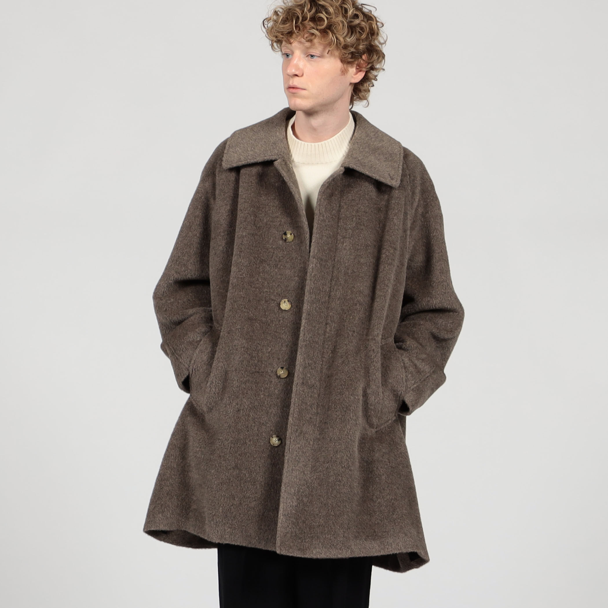 別注】The CLASIK SHORT MAC COAT DORMEIUL LUXURY OVERCOATINGS