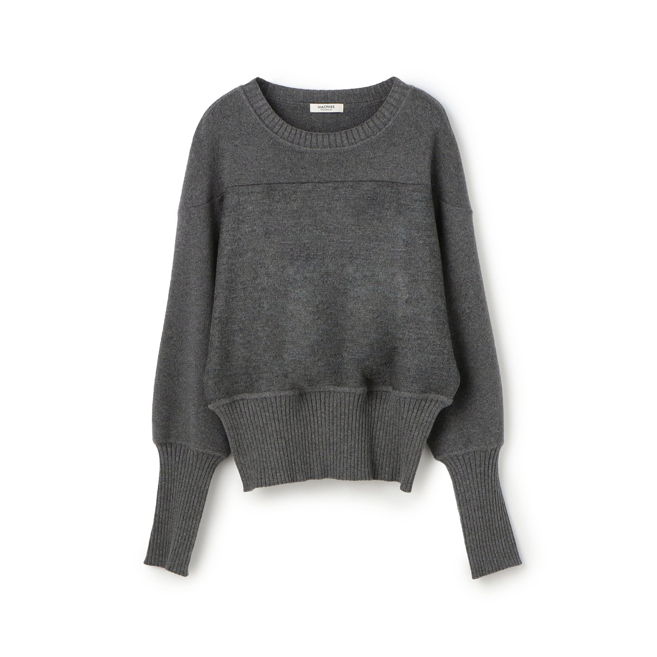 ニットコンビジャージー クルーネックプルオーバー｜トゥモローランド