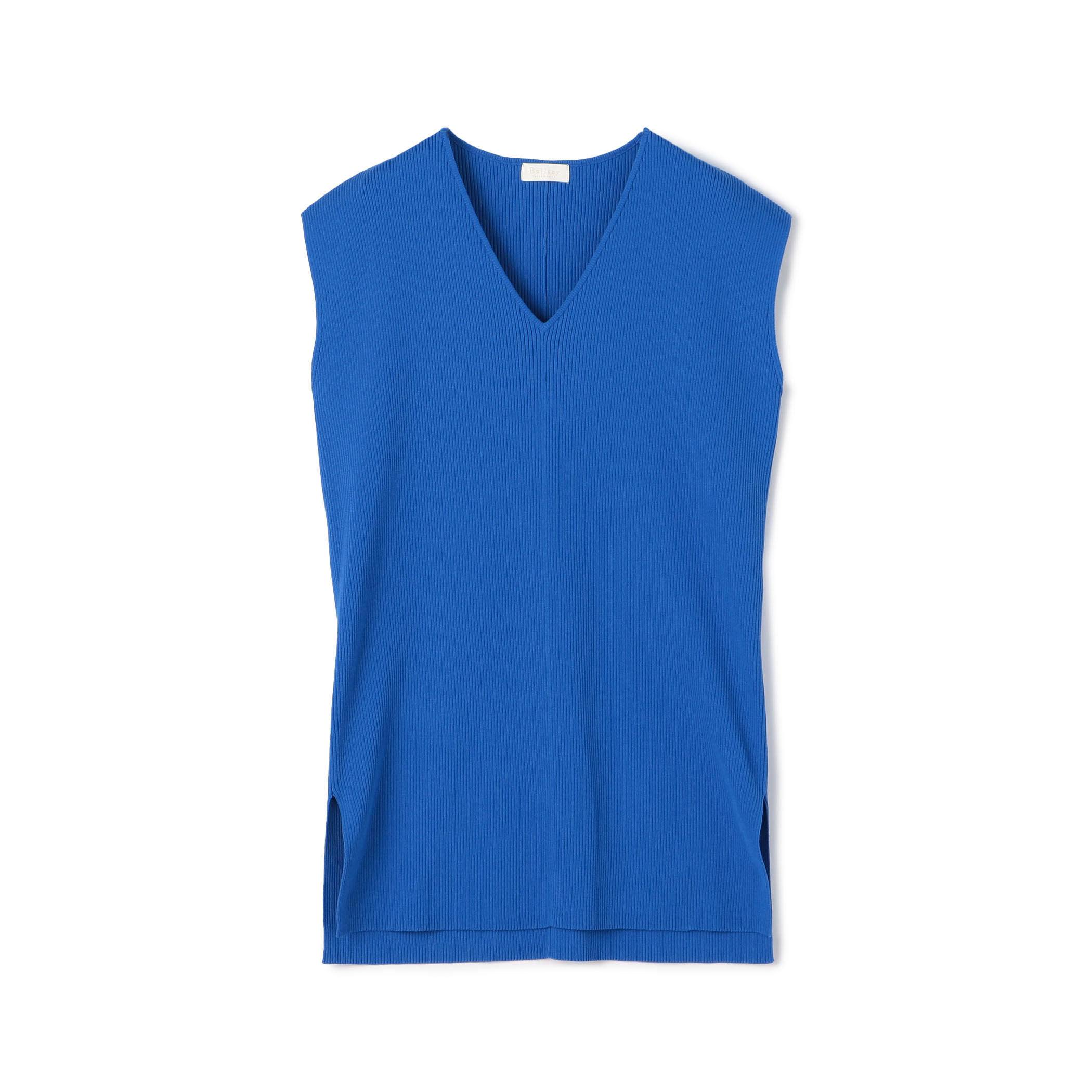 Ballsey - Ballsey コットンストレッチリブ Vネックプルオーバー　レッド コットンストレッチリブ Vネックプルオーバー｜トゥモローランド