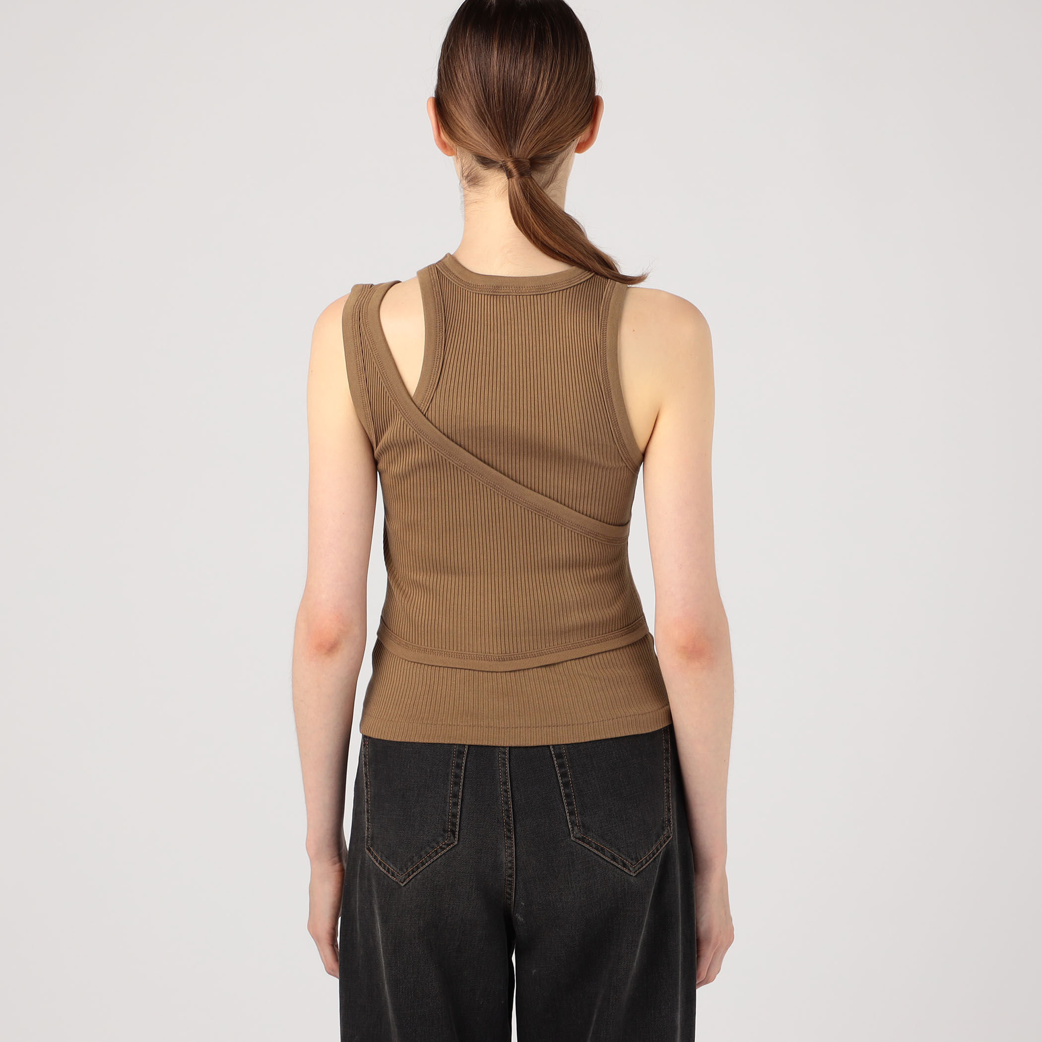 HYKE DOUBLE SHOULDER TANK｜トゥモローランド 公式通販