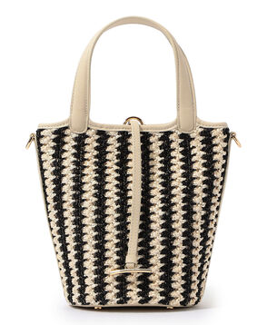 ATELIER TOMORROW LOTUS STRIPE ハンドバッグ