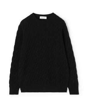 TOMORROWLAND tricot スーパーファインラムウール ケーブルニット