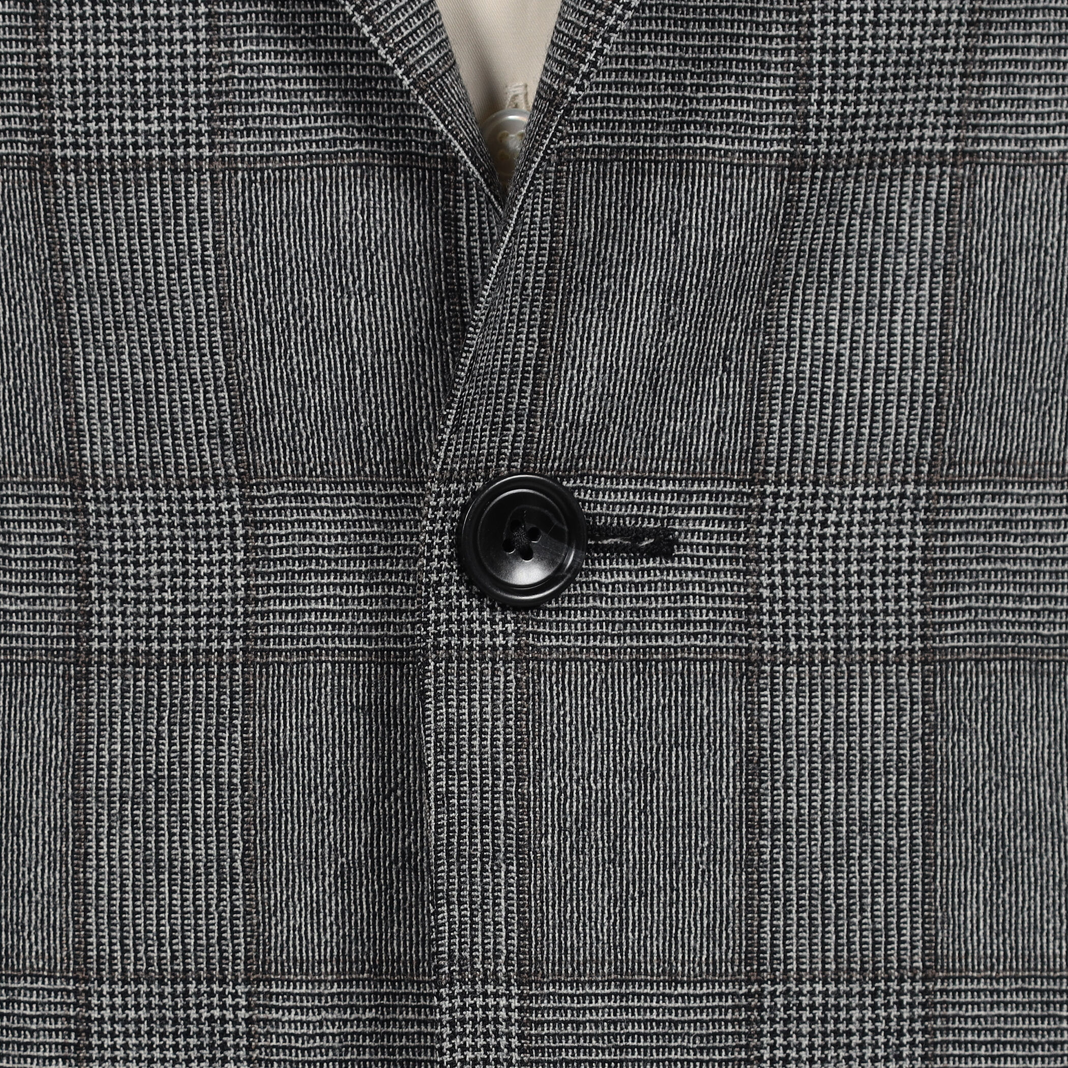 別注】TAGLIATORE ウールサキソニーチェック シングルブレステッド2B