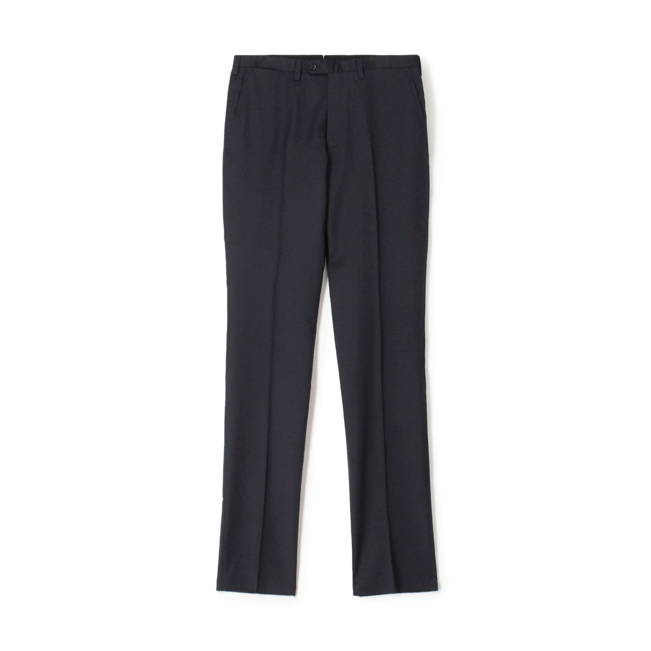 超人気新品 HORIZON TWILL ノープリーツスリムスラックス E.Zegna Sサイズ