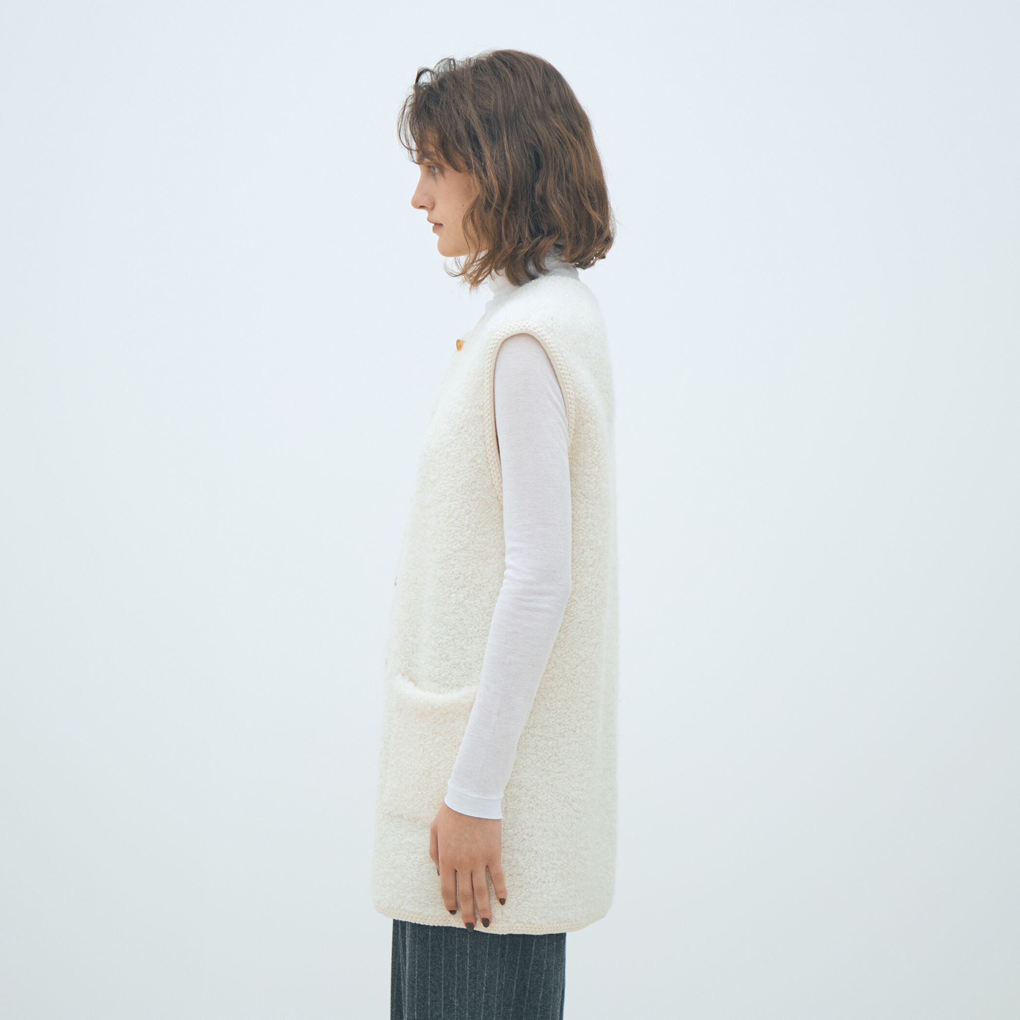 ムートン ロングジレ｜トゥモローランド 公式通販