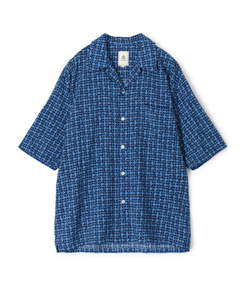 mando キュプラレーヨン ショートスリーブ オープンカラーシャツ