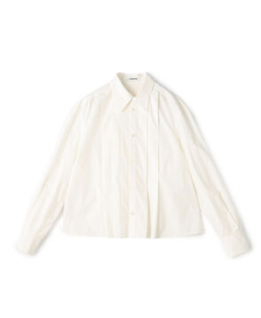 コットンシルクタイプライター ランダムダックシャツ