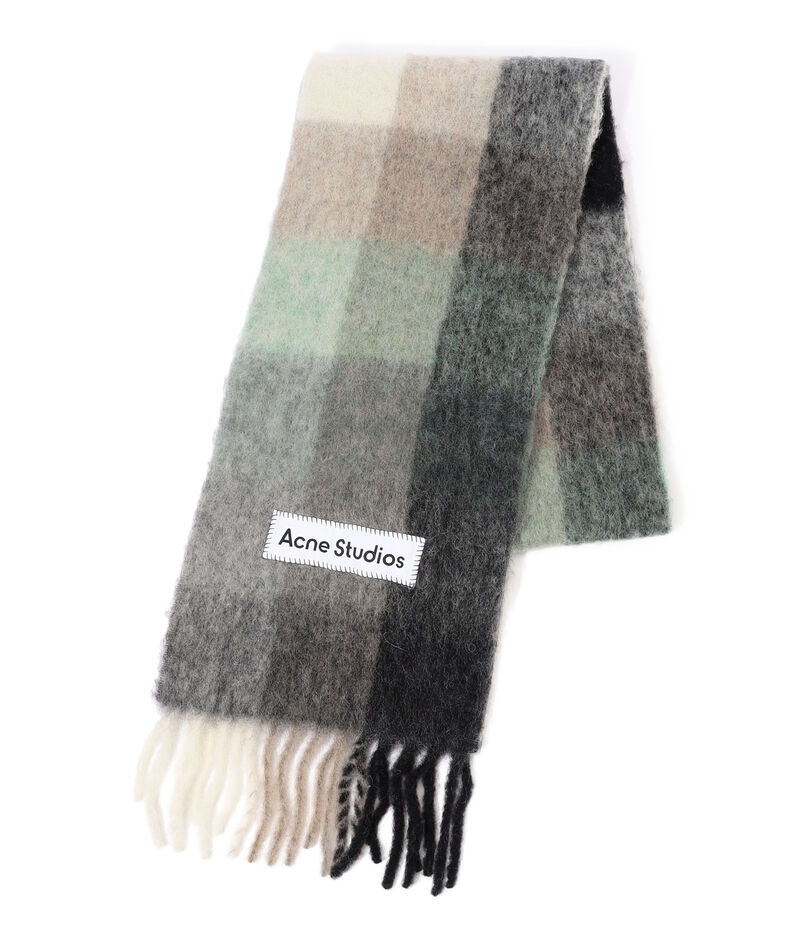 ■Acne Studios VALLY モヘアチェックストール