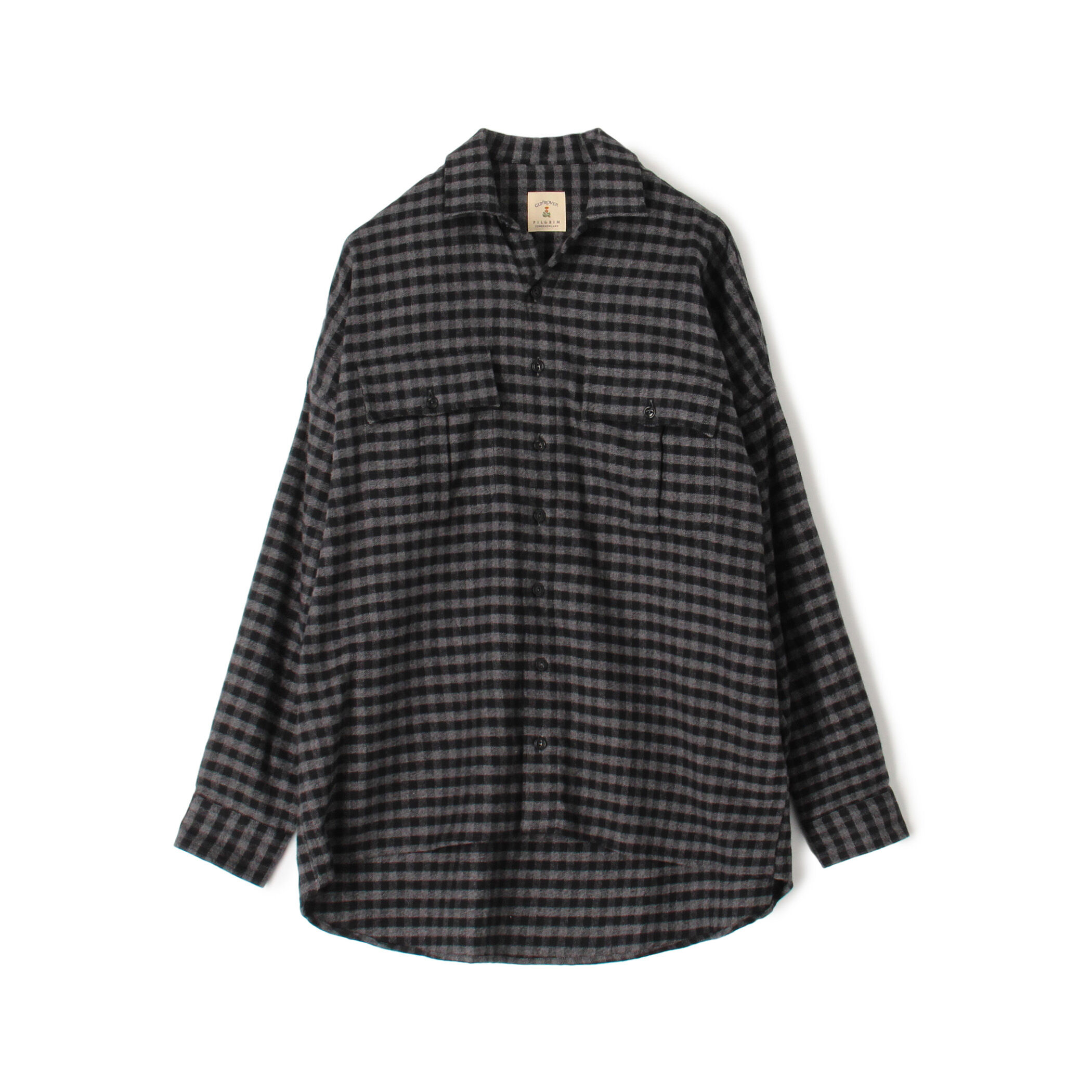 別注】GUY ROVER コットンフランネル オーバーシャツ