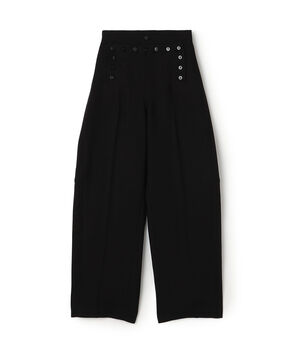 HYKE SAILOR BARREL-LEG PANTS バレルパンツ