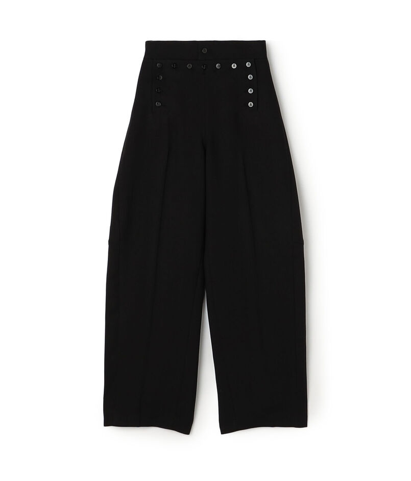 HYKE SAILOR BARREL-LEG PANTS バレルパンツ