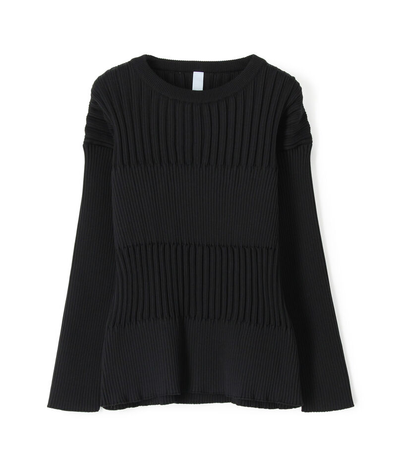 CFCL FLUTED TOP ポリエステル ロングスリーブトップス