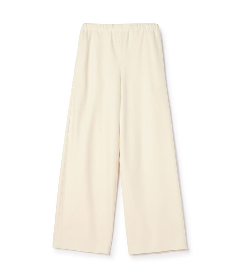 ホワイトフランネル イージーワイドパンツ