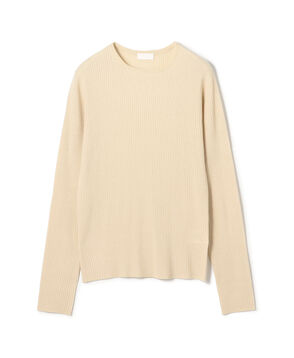 ストレッチカシミヤ ボールネックプルオーバー