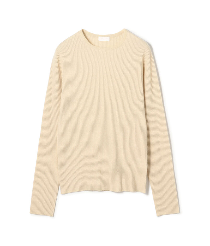 ストレッチカシミヤ ボールネックプルオーバー