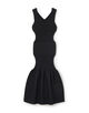 CFCL FLUTED V-NECK DRESS