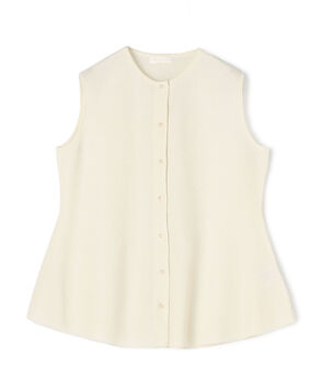 パールメッシュコンビ ペプラムプルオーバー