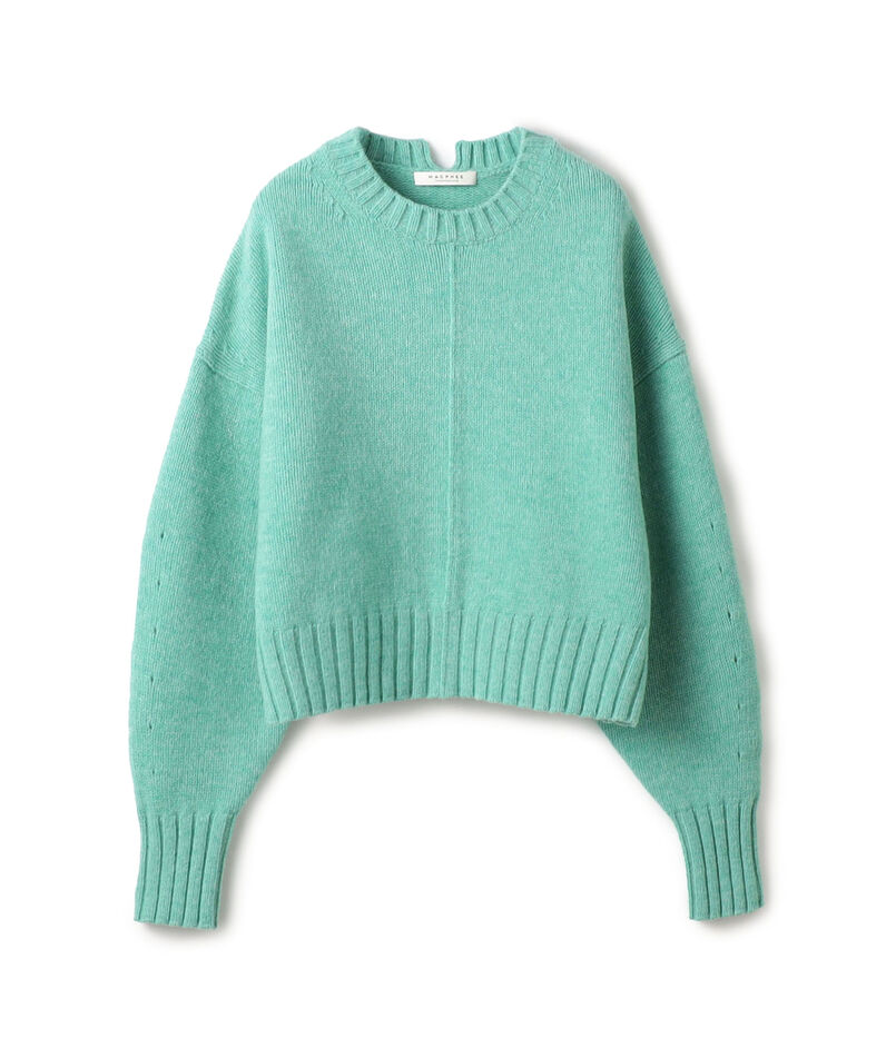 ラムカシミヤ クルーネックプルオーバー ラムカシミヤ クルーネックプルオーバー